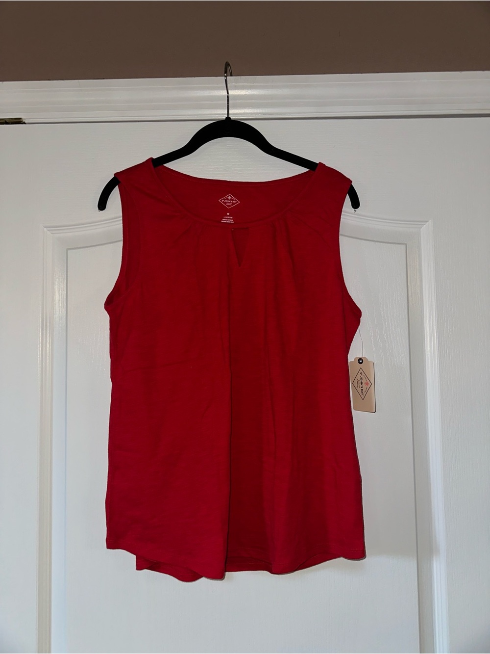 St John's Bay Women's Red Tank Top Brand New With Tags Vintage Size Medium